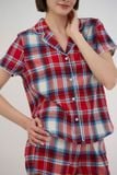  BKL161W43-BỘ KATE LỬNG CỔ PIJAMA VỚI ĐIỂM NHẤN RODE NỔI BẬT MANG ĐẾN SỰ THOẢI MÁI VÀ THOÁNG MÁT. 