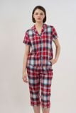  BKL161W43-BỘ KATE LỬNG CỔ PIJAMA VỚI ĐIỂM NHẤN RODE NỔI BẬT MANG ĐẾN SỰ THOẢI MÁI VÀ THOÁNG MÁT. 