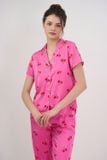  BLS043W31-BỘ LỬNG SATIN PIJAMA VỚI ĐIỂM NHẤN RODE NỔI BẬT MANG ĐẾN SỰ THOẢI MÁI VÀ THOÁNG MÁT 