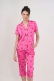  BLS043W31-BỘ LỬNG SATIN PIJAMA VỚI ĐIỂM NHẤN RODE NỔI BẬT MANG ĐẾN SỰ THOẢI MÁI VÀ THOÁNG MÁT 