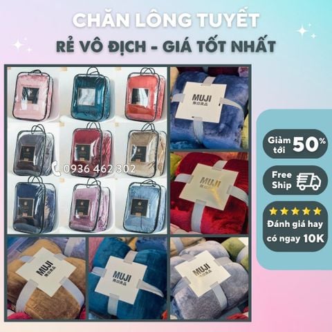 [Loại dầy] Chăn lông tuyết Blanket Ultimate (lông thỏ)