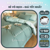 Bộ chăn ga Cotton đơn sắc hiện đại