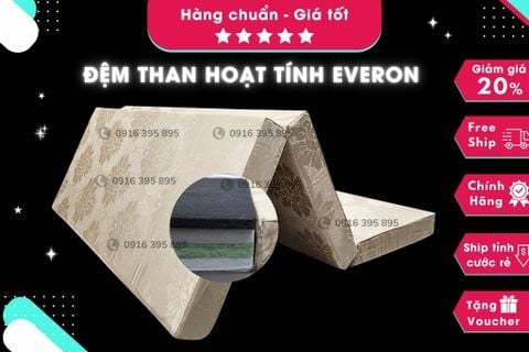 Đệm bông ép than hoạt tính