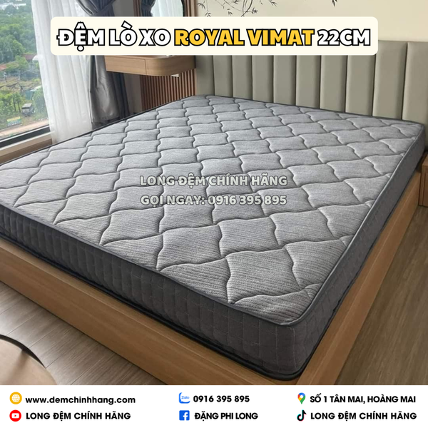 Đệm lò xo túi Royal Vimatt 22cm