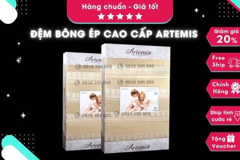 Đệm Bông Ép Cao Cấp Artemis