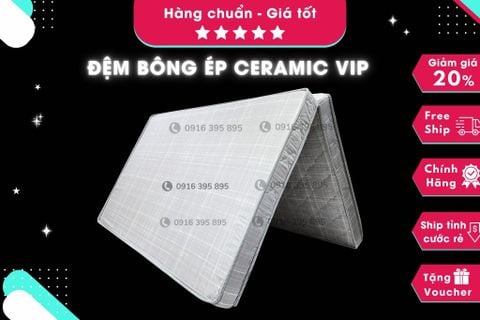 Đệm bông ép Everon Ceramic Vip