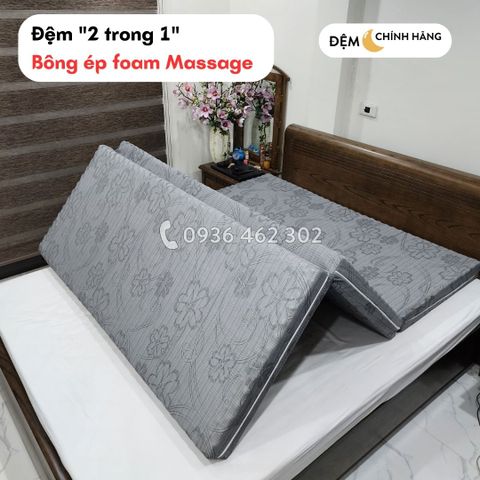 Bông ép foam massage Kim Cương