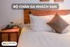 Bộ chăn ga khách sạn trắng trơn T200