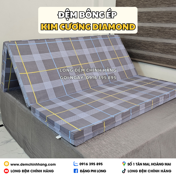 Đệm bông ép Kim Cương Diamond
