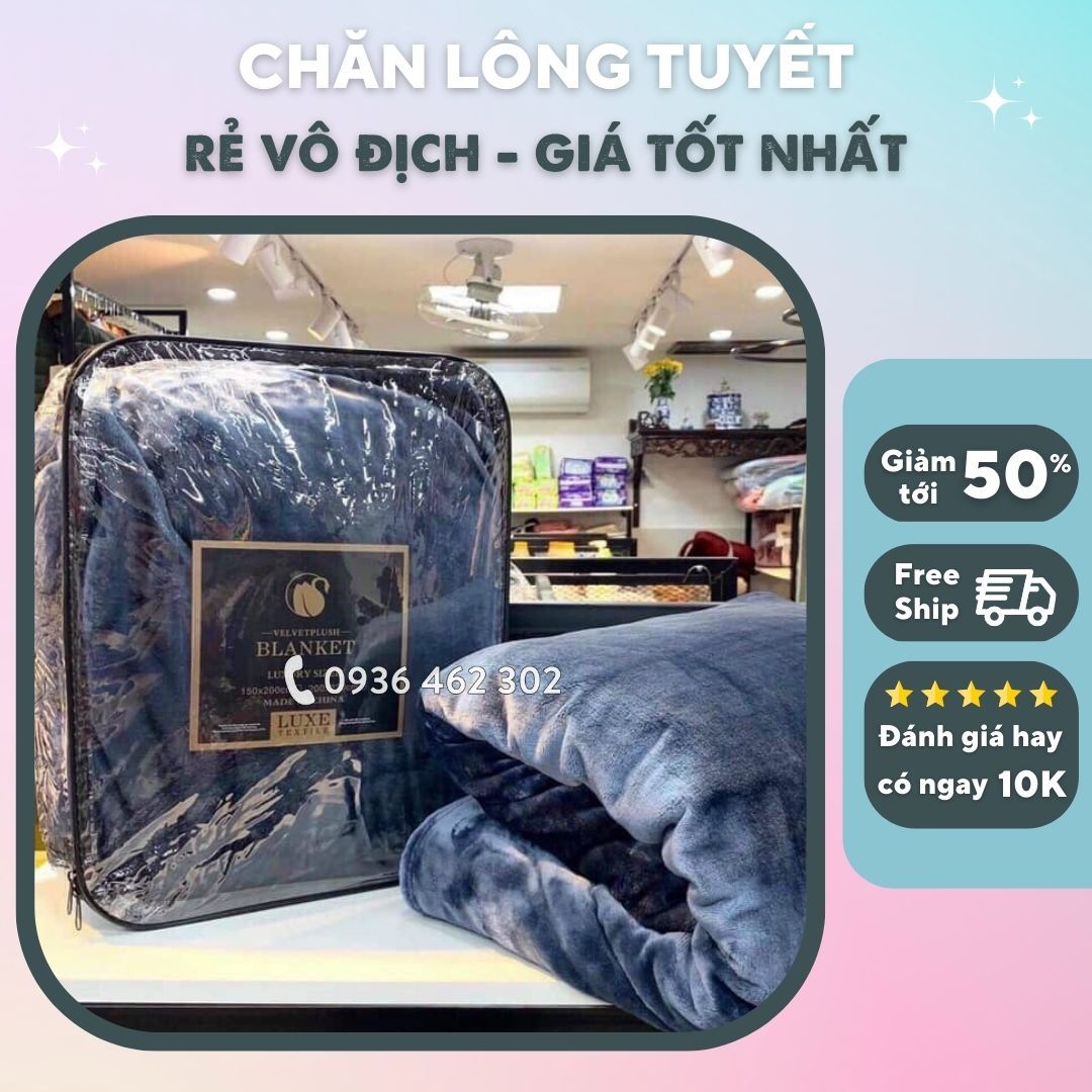 [Loại dầy] Chăn lông tuyết Blanket Ultimate (lông thỏ)