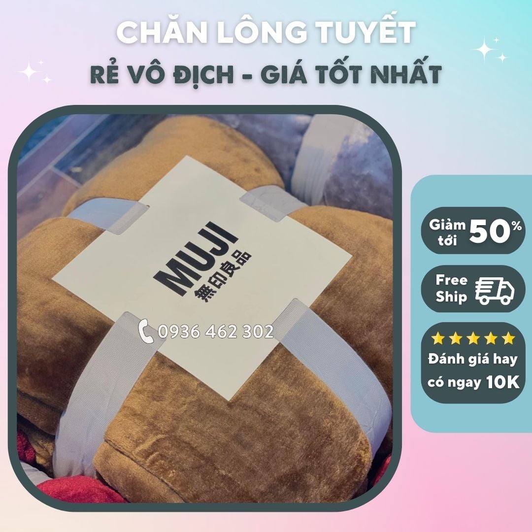 [Loại mỏng] Chăn lông tuyết MJ (lông thỏ)