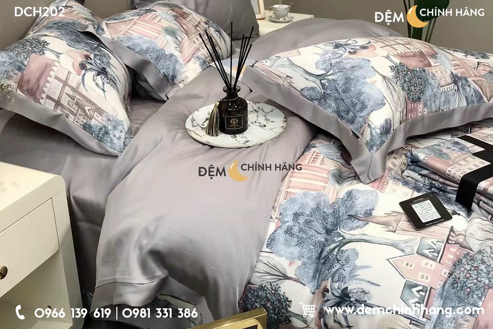 Bộ Chăn Ga Tencel FreeMonde DCH202