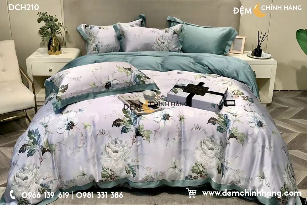 Bộ Chăn Ga Tencel FreeMonde DCH210