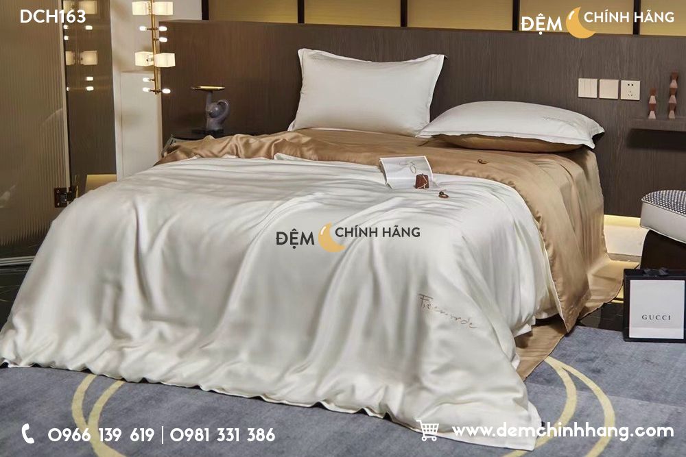 Bộ Chăn Ga Tencel FreeMonde DCH163