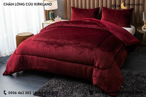 Chăn Lông Cừu Kirkland Nhật Bản Màu Đỏ