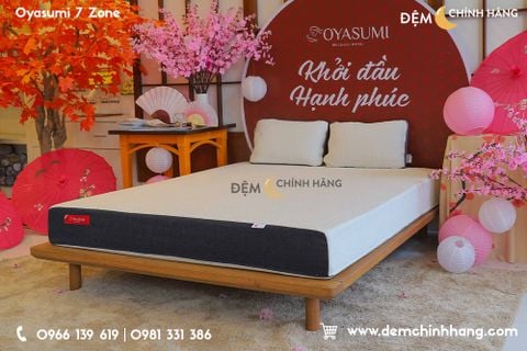 Đệm Foam Oyasumi 7 Zone Massage (4 Tầng Foam)