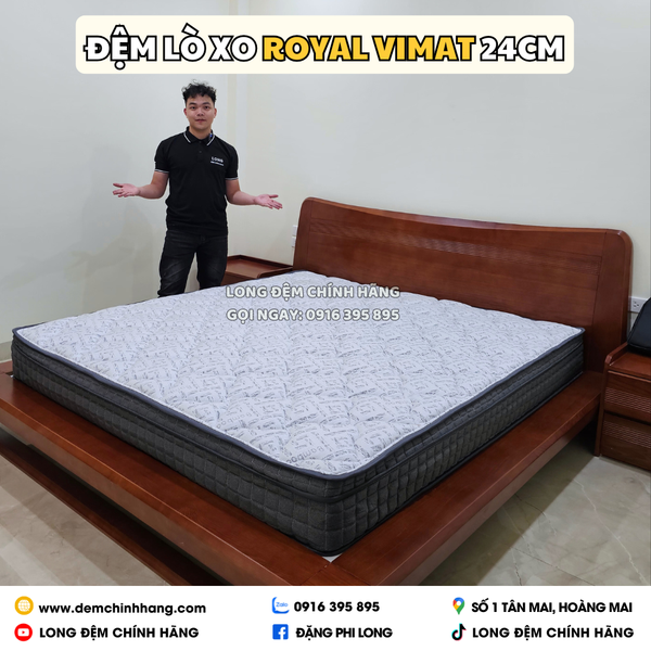 Đệm lò xo túi Royal Vimatt 24cm