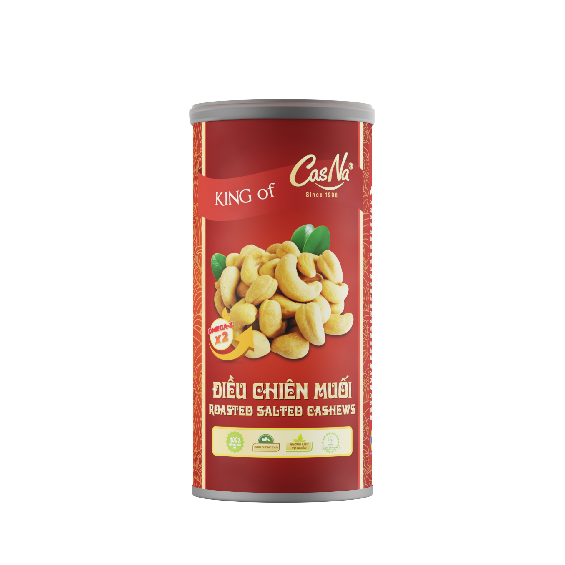 CasNa Vua - Hạt điều muối 200g