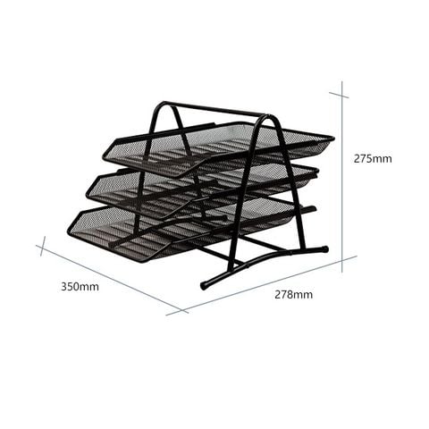 Khay tài liệu 3 tầng sắt Sunwood 1206