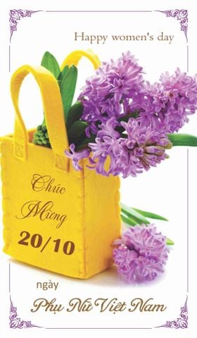 Tập 5 Thiệp chúc mừng ngày 20/10 (Thiệp tiêu chuẩn)