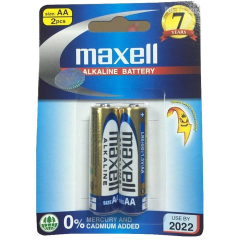 [THANH LÝ] Vỉ 2 viên Pin tiểu Maxell AA