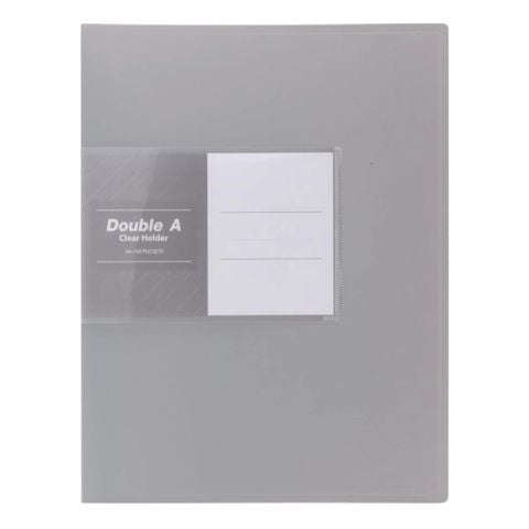 File 40 lá Double A màu ghi