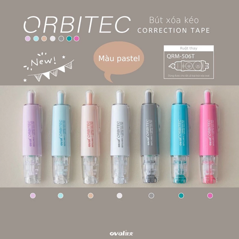 Băng xóa Oval Orbitec QSR-506 - KT: 5mmx6m