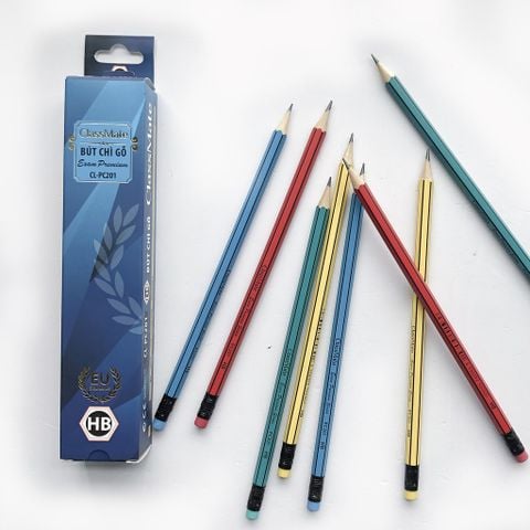Bút chì gỗ Classmate CL-PC201 (HB, có tẩy)