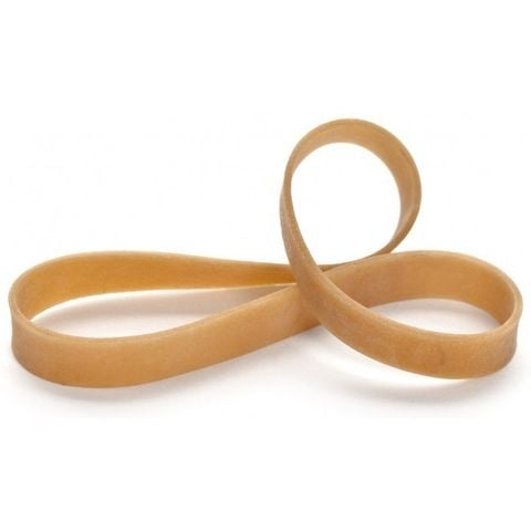 Dây thun dây chun bản lớn 1cm x 12cm - Gói 500 khoảng 125 cái/gói