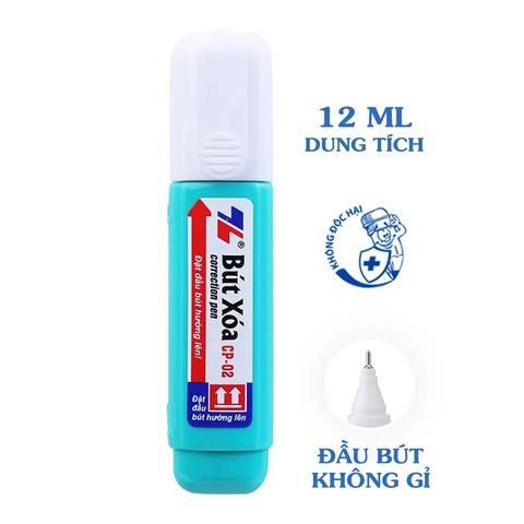 [CHÍNH HÃNG - GIÁ GỐC] Bút xóa Thiên Long CP-02 12ml (KM: Mua 10 tặng 1)