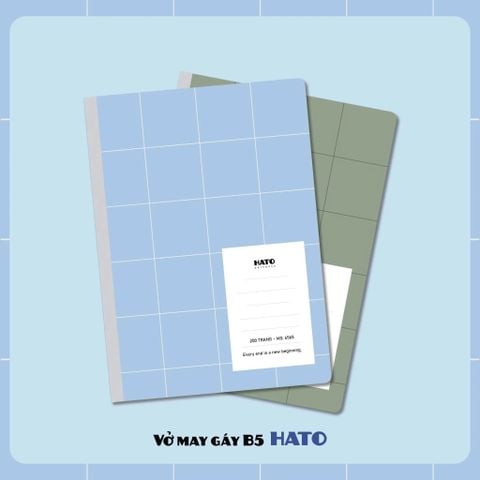 Vở kẻ ngang may gáy Hải Tiến 120 trang HATO 8632 - Định lượng 70gsm - Giấy vàng chống lóa - MUA 10 TẶNG 1 BÚT BI