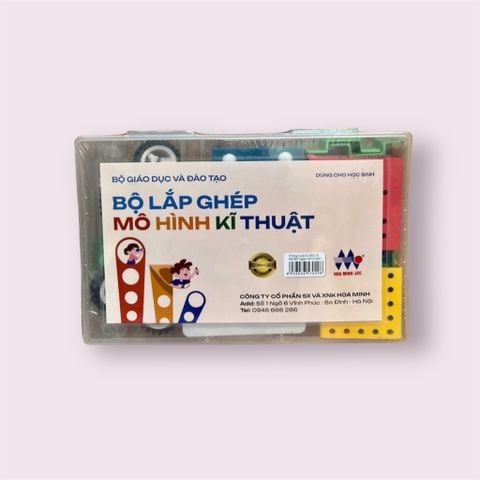 Bộ lắp ghép mô hình kỹ thuật Hoa Minh dùng cho lớp 4 và lớp 5 - Thông tư số 37/2021/TT-BGDĐT ngày 30/12/2021