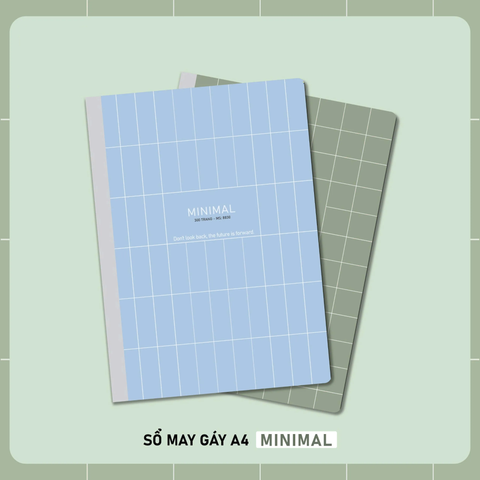 Sổ may gáy bìa bồi A4 Hải Tiến 200 trang MINIMAL 8823 - Định lượng 70gsm