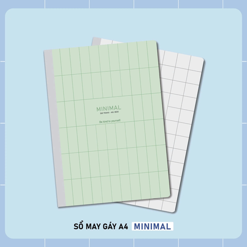 Sổ may gáy bìa bồi A4 Hải Tiến 300 trang MINIMAL 8830 - Định lượng 70gsm