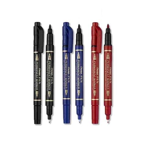 [CHÍNH HÃNG] Bút dạ dầu 2 đầu Pentel N75W