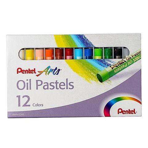 Sáp dầu 12 màu Pentel PHN-12