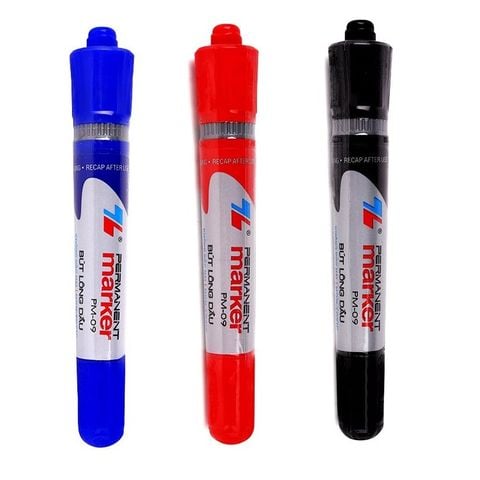 [TẶNG BÚT XÓA] Hộp 10 Bút lông dầu Thiên Long PM-09