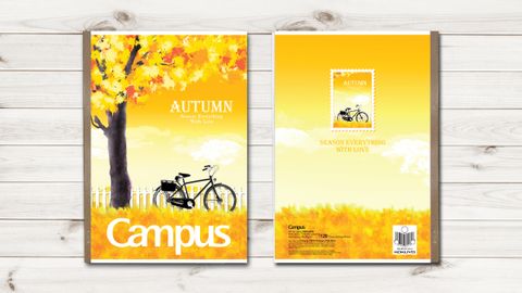 Vở Campus Season 120 Trang (Kẻ Ngang) - Mua 10 quyển tặng 1 file lá