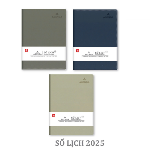 Sổ lịch Agenda 2025 Hải Tiến 228 trang 4535 - KT: 165x240mm - Định lượng 80gsm