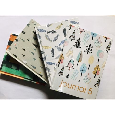 Sổ bìa cứng Hải Tiến A5 Journal 5 200 trang 7628 (135x190mm)