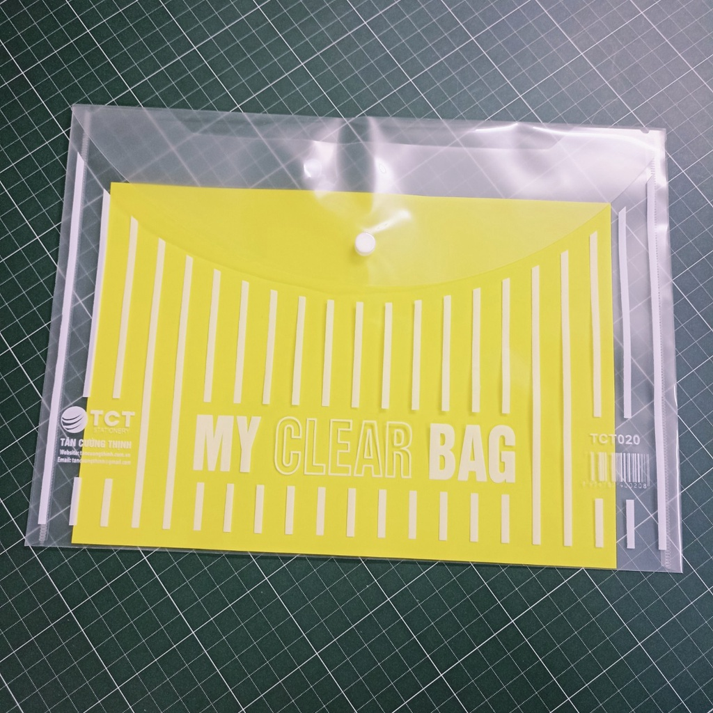 Túi đựng hồ sơ tài liệu My Clear Bag (TCT 020) THẾ GIỚI VĂN PHÒNG
