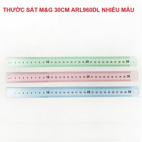 Thước sắt 30cm M&G ARL960DL - Thước có nhiều màu lựa chọn