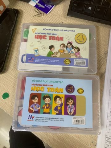 Bộ đồ dùng thực hành học Toán lớp 5 - Theo TT 37/2021/TT-BGDĐT ngày 31/12/2021