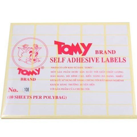 Giấy đề can TOMY khổ A5 - Tập 10 tờ