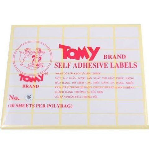 Giấy đề can TOMY khổ A5 - Tập 10 tờ