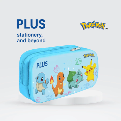 Túi đựng bút PLus Pokemon - Thiết kế 2 ngăn - Kích thước: 24x11x5cm