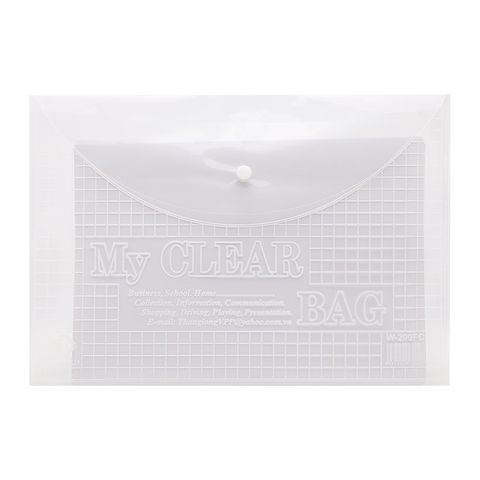 Túi clear bag khổ F loại dày TCT022F - 20 cái/tập
