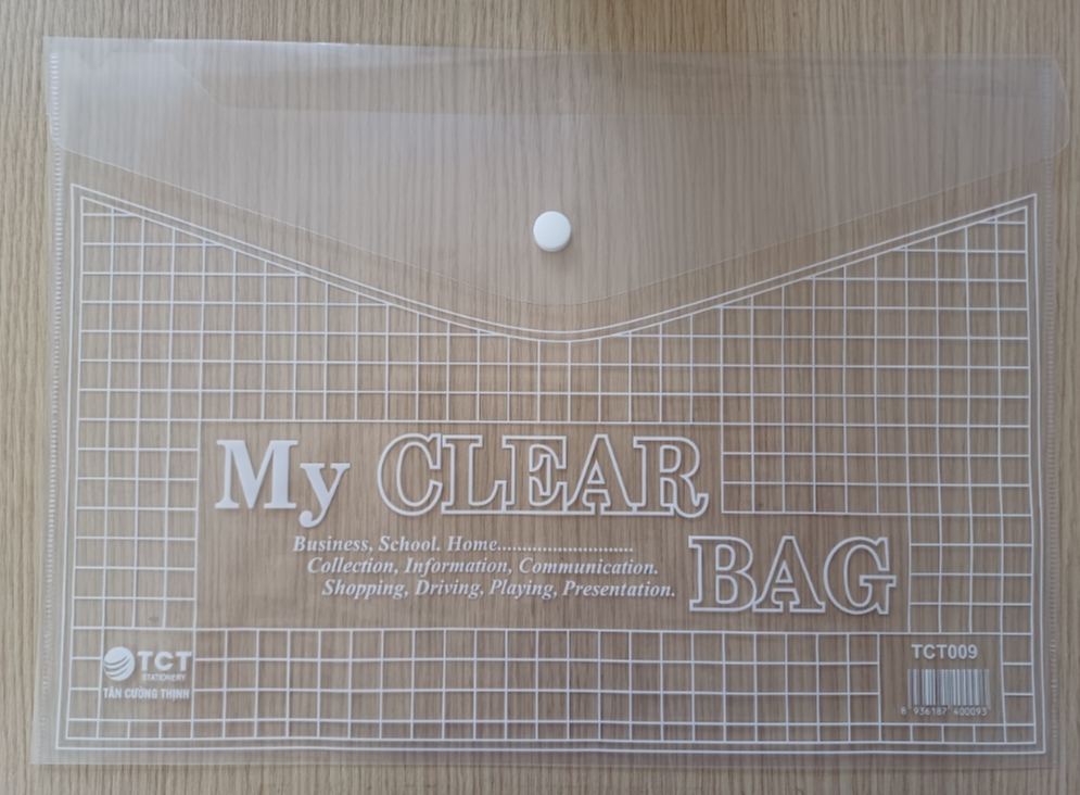 [SIÊU RẺ] Túi Clear bag khổ A TCT009