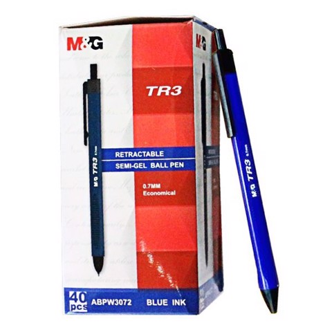 Hộp 40 Bút bi M&G TR3 ngòi 0.7mm