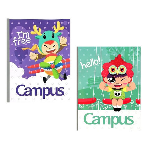 [PHIÊN BẢN GIỚI HẠN - DÀNH CHO LỚP 6] Vở kẻ ngang có chấm thông minh Campus Happy 80 trang - Mua 10 quyển tặng 1 bút bi